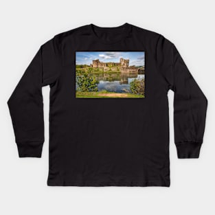 Caerphilly Castle Kids Long Sleeve T-Shirt